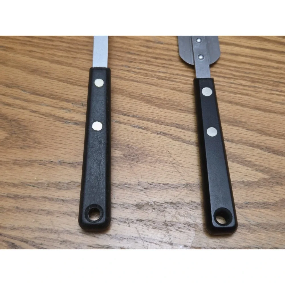 Vintage Lot EKCO Forge Stainless Steel Spatula & Icing Spreader (60s/70s)